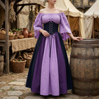 European Medieval Retro Queen Dress – Halloween Costume - Tunic Costumes