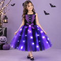 Light Up Witch Costume Dress for Girls