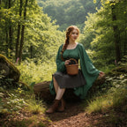 Women's Viking Medieval Dress | Renaissance Nordic Warrior Costume for LARP & Cosplay - Tunic Costumes