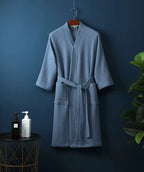 Bathrobe – Lightweight Waffle Robe for Men & Women | Spring Summer Morning Robe
