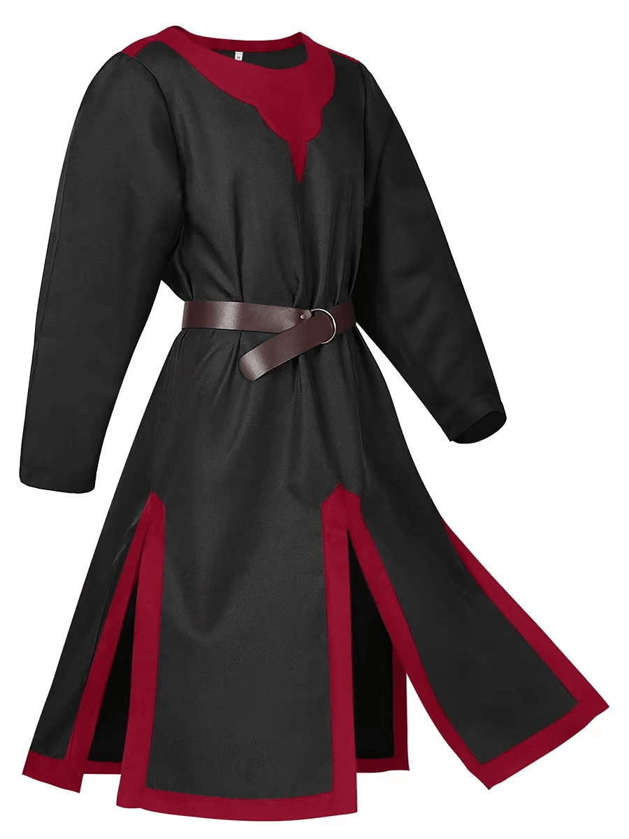 Men's Viking Knight Tunic | Templar Crusader Medieval Costume for LARP & Cosplay - Tunic Costumes
