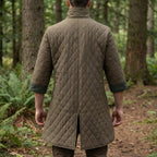 Men's Viking Gambeson Jacket - Medieval Padded Armor Coat for LARP Renaissance Costume - Tunic Costumes