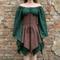 Women’s Viking Medieval Dress, Renaissance Viking Costume, Nordic Warrior Outfit, Larp and Cosplay Gown - Tunic Costumes