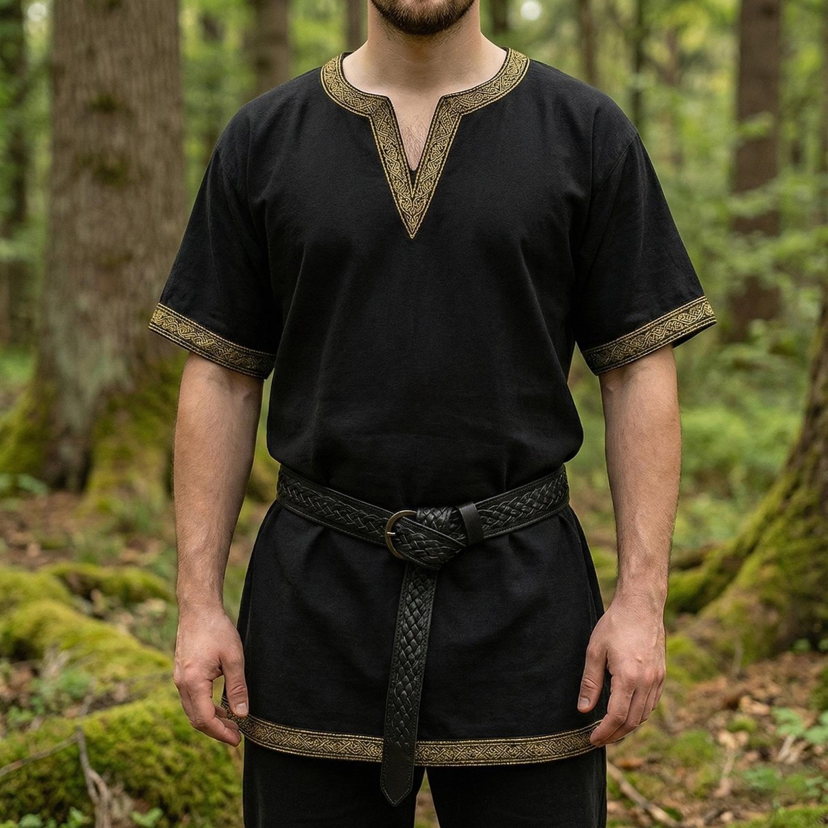 Men's Medieval Viking Tunic, Ren Faire Cosplay, LARP Costume - Tunic Costumes