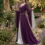 Forest Witch Medieval Dress, Vintage Embroidered Elf Costume, Adult Fantasy Party Dress, Role - Playing Outfit, Larp Costume - Tunic Costumes