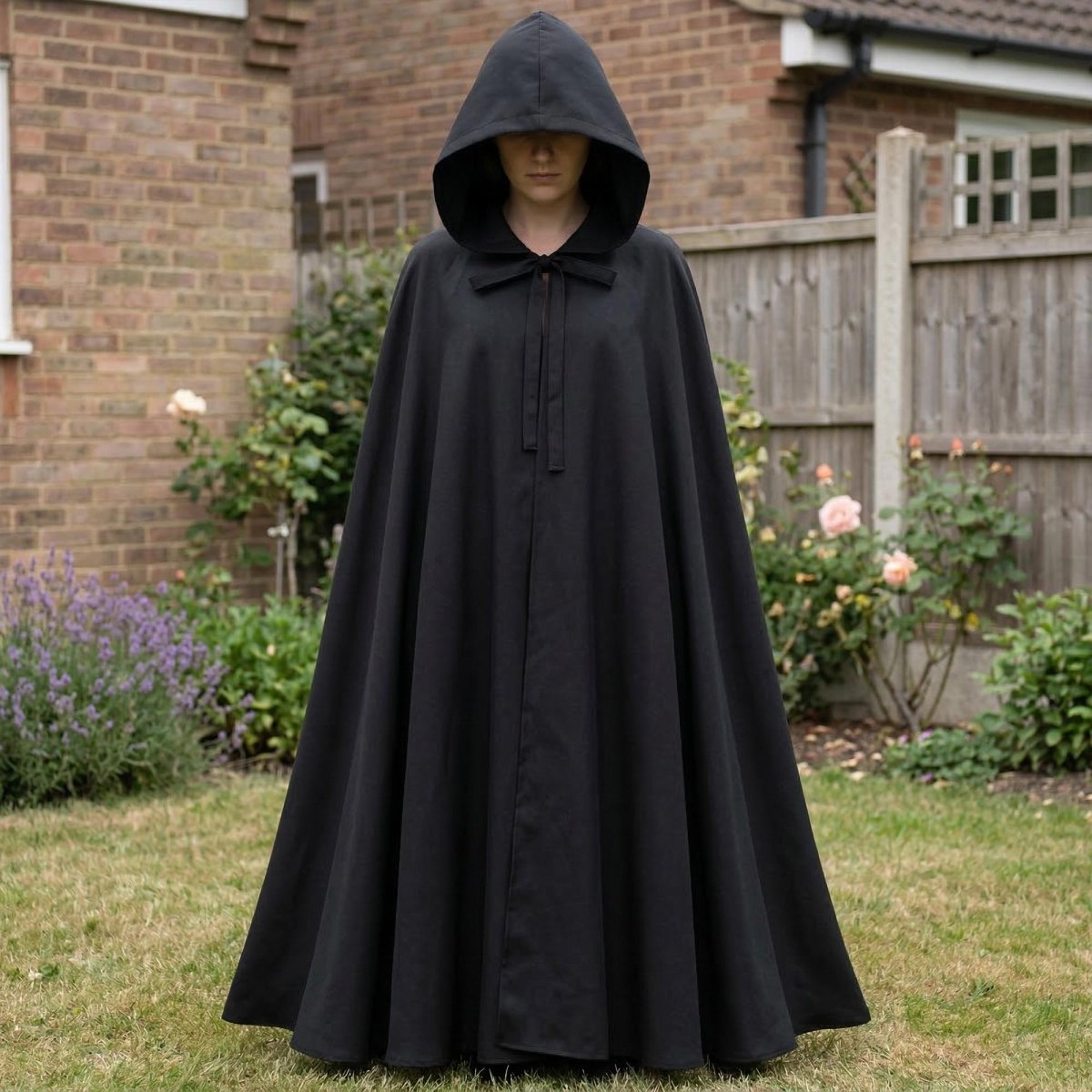 Emerald Green Elven Hooded Cloak, Medieval Renaissance Fantasy Cosplay Outfit - Tunic Costumes