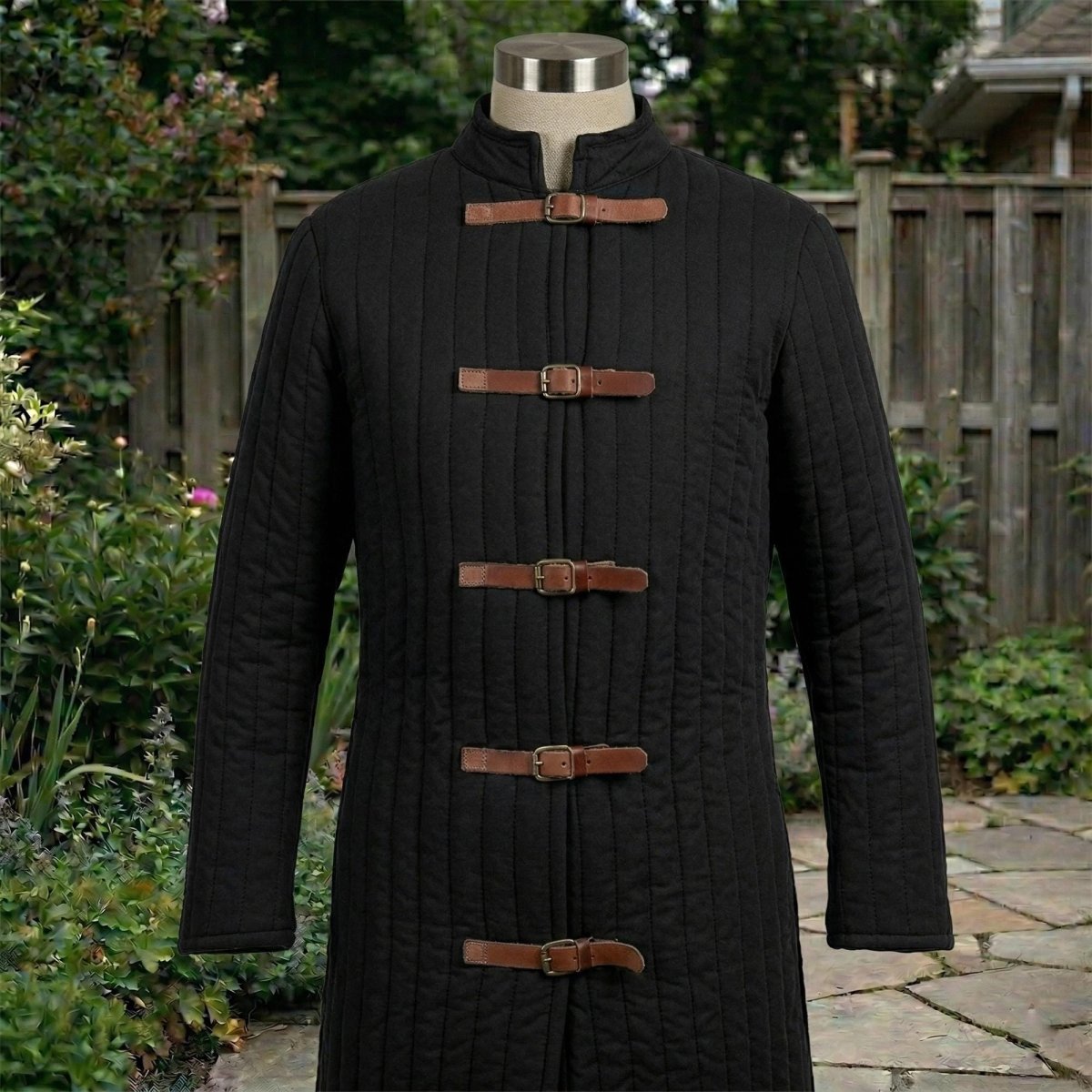 Men's Padded Gambeson Jacket, Medieval Renaissance Knight Tunic, Viking Larp Cosplay Outfit - Tunic Costumes