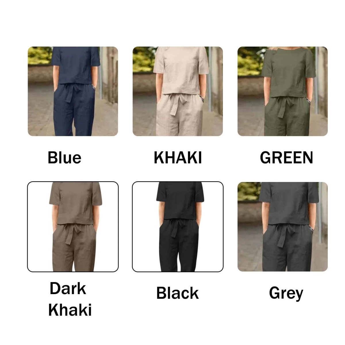 Linen Two Piece Set Women, Wide Leg Pants and Cami Top, Tie Strap Boho Outfit, Summer Casual Linen Clothing Set - Tunic Costumes