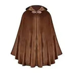 Medieval Hooded Cloak, Renaissance Fantasy Cape, Viking Larp Costume Cloak, Wizard Gothic Cosplay Hooded Cape - Tunic Costumes