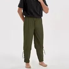 Men's Viking Pants, Medieval Renaissance Trousers, Larp Cosplay - Tunic Costumes