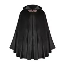 Medieval Hooded Cloak, Renaissance Fantasy Cape, Viking Larp Costume Cloak, Wizard Gothic Cosplay Hooded Cape - Tunic Costumes