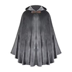 Medieval Hooded Cloak, Renaissance Fantasy Cape, Viking Larp Costume Cloak, Wizard Gothic Cosplay Hooded Cape - Tunic Costumes