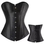 Silk Satin Corset Dress, Renaissance Body Shaping Gown, Medieval Cosplay Outfit - Tunic Costumes