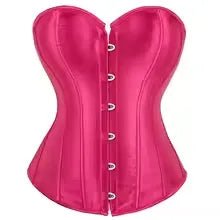 Silk Satin Corset Dress, Renaissance Body Shaping Gown, Medieval Cosplay Outfit - Tunic Costumes